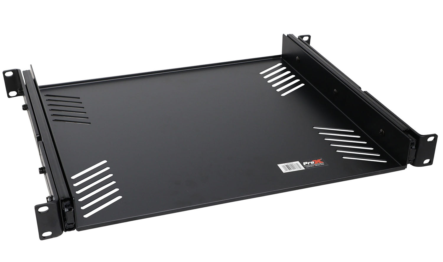 ProX T-1RDTR, 1U Space Sliding Shelf with Bottom Vents - Hollywood DJ
