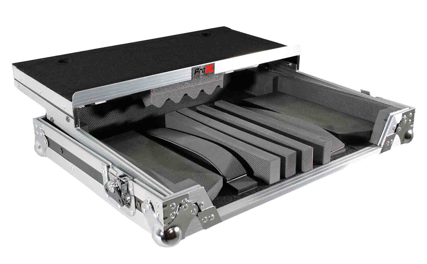 B-Stock: ProX XS-UXXLTMK2 Universal DJ Flight Case for Medium to Large Size DJ Controllers with Sliding Laptop Shelf - Hollywood DJ