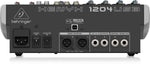 Behringer 1204USB 12-Input 2/2-Bus Audio Mixer with XENYX Mic Preamps, Compressors and USB/Audio Interface - Hollywood DJ