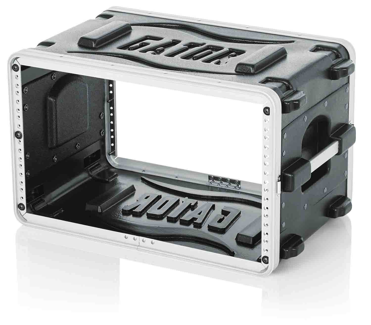 Gator Cases GR-6S Shallow Molded 6U Audio Rack Case 14.25″ Deep - Hollywood DJ
