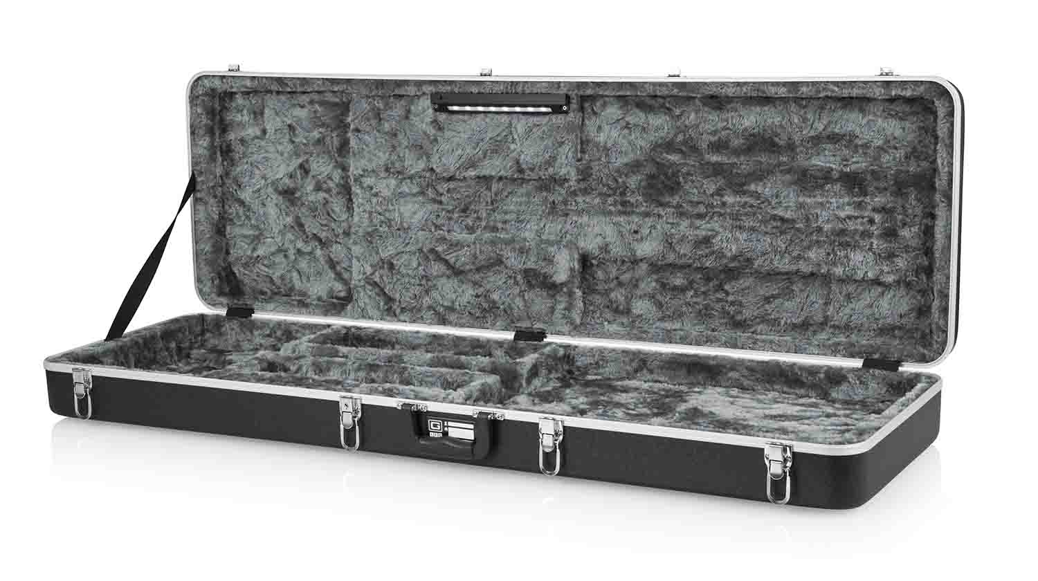 Gator Cases GC-BASS-LED Deluxe Molded Guitar Case for Bass Guitars - LED Edition Gator Cases