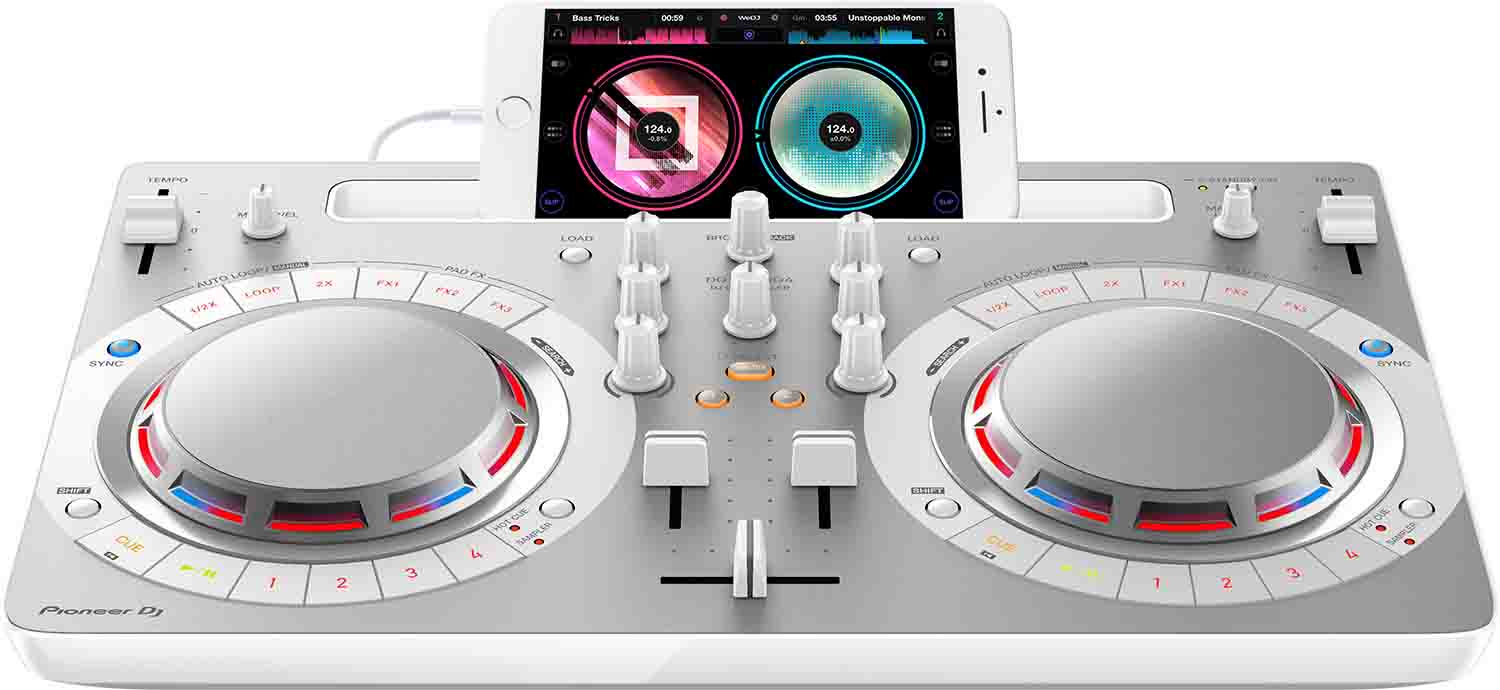B-Stock: Pioneer DJ DDJ-WeGO4-W 2-Channel DJ Controller for Wedj - White - Hollywood DJ