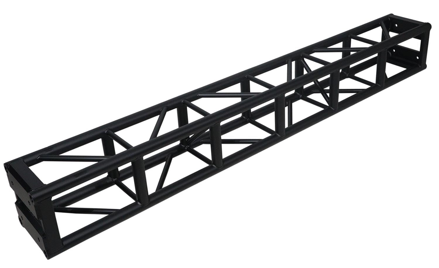 ProX XT-BT1208 BLK, 3mm Wall BoltX Black Bolted 12 Inch Professional Box Truss Segment - 8 Feet - Hollywood DJ