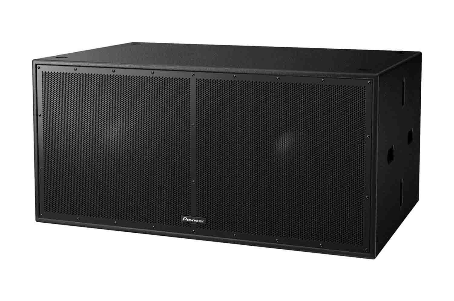 Pioneer XY-218S-B, Dual 18” Driver Quasi-Bandpass Subwoofer - Black