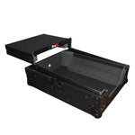 ProX XS-M12LTBL DJ Flight Case For Large Format 12" Universal DJ Mixer With Laptop Shelf - Hollywood DJ