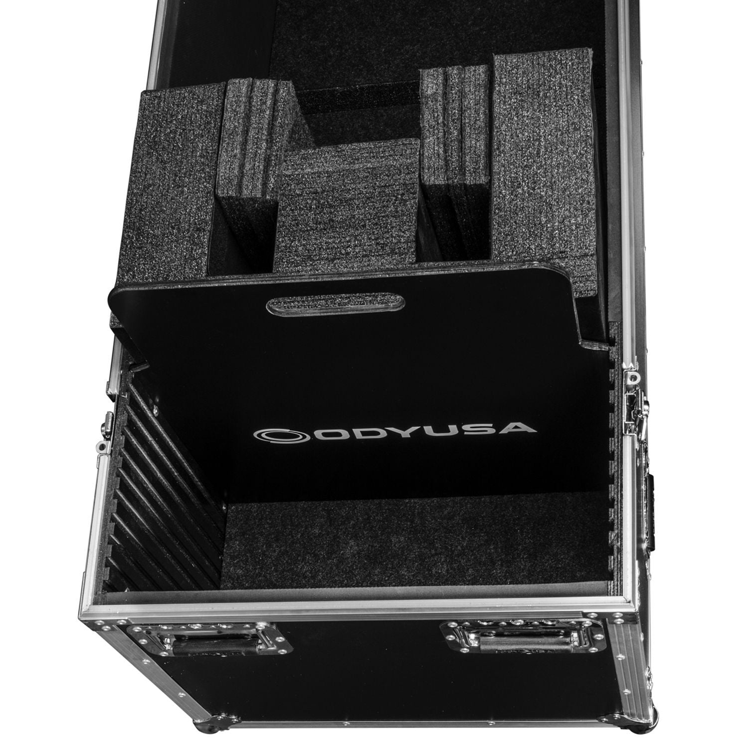 Odyssey FZ2FSM50W Dual 50-58″ Flat Screen Monitor Case With Casters - Hollywood DJ