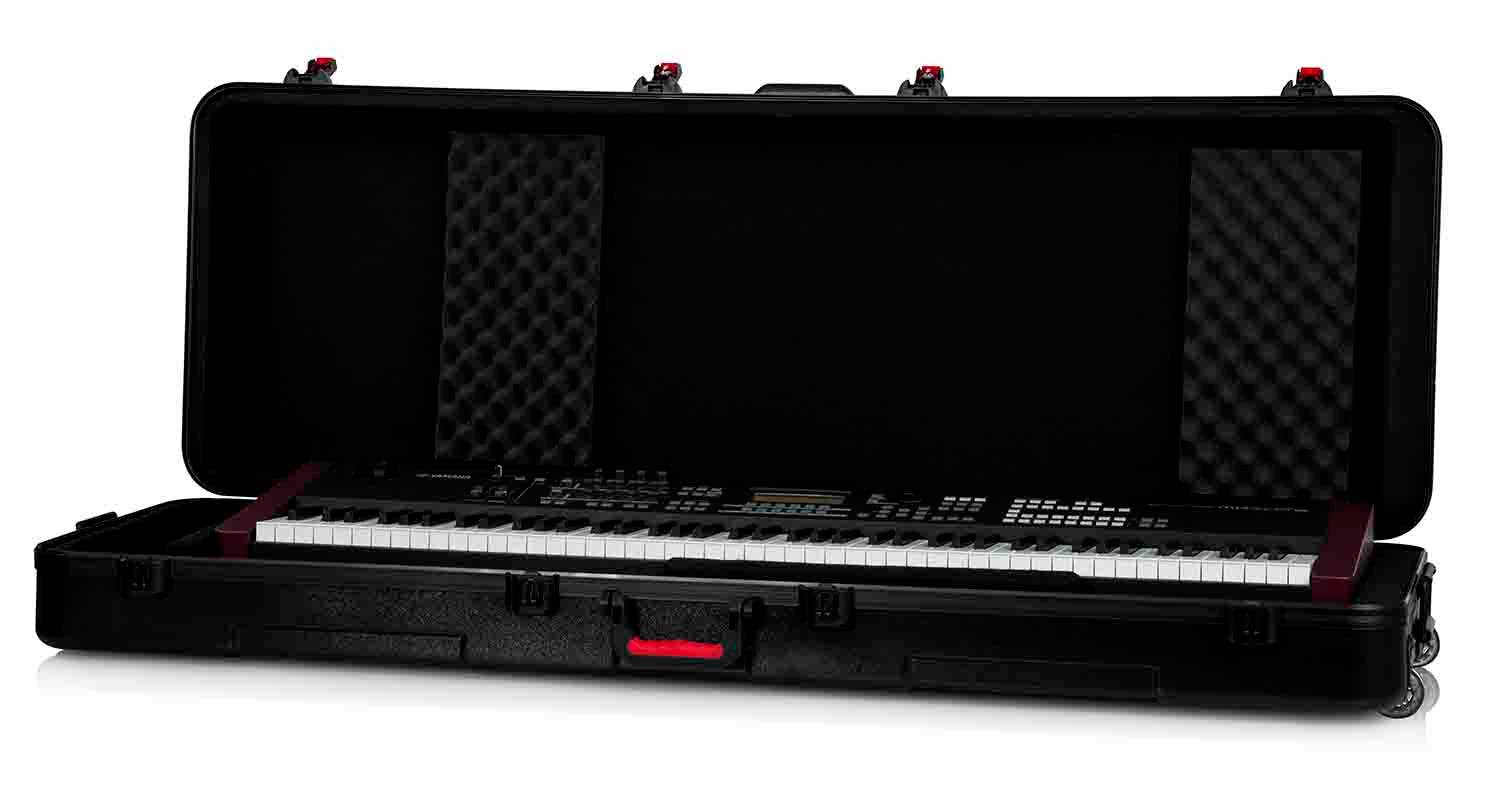 Gator Cases GTSA-KEY88 Keyboard Case for 88-note Keyboards with Wheels - Hollywood DJ