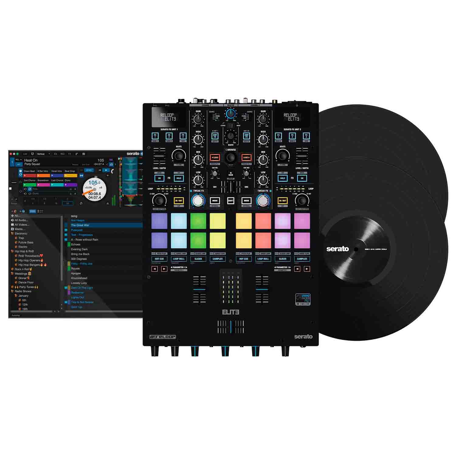 Reloop Elite Professional DJ DVS Mixer for Serato DJ Pro - Hollywood DJ