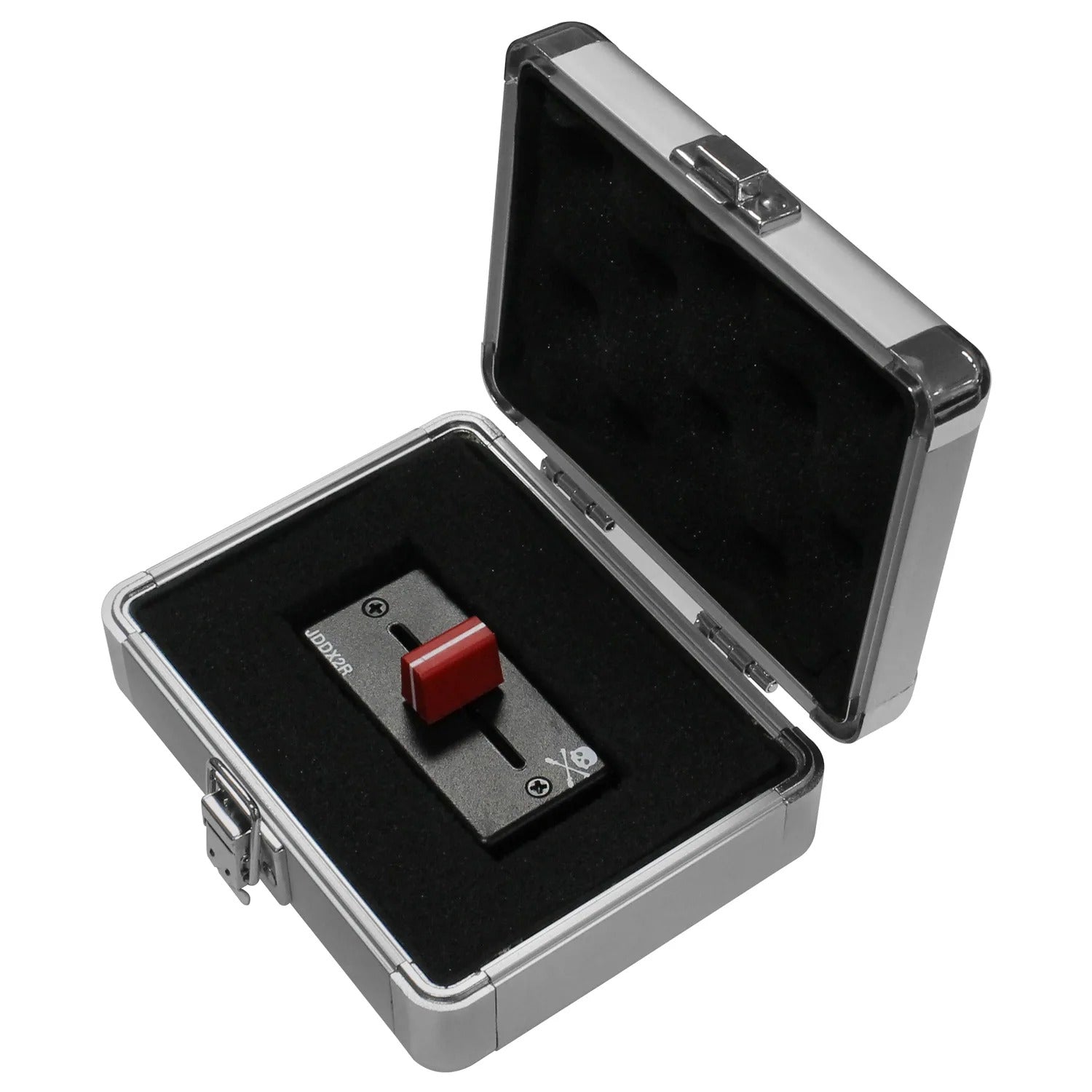 Odyssey KU2PFSL, KROM Series 5" x 3" x 1.5" Interior Compact Utility Accessory Case - Silver - Hollywood DJ