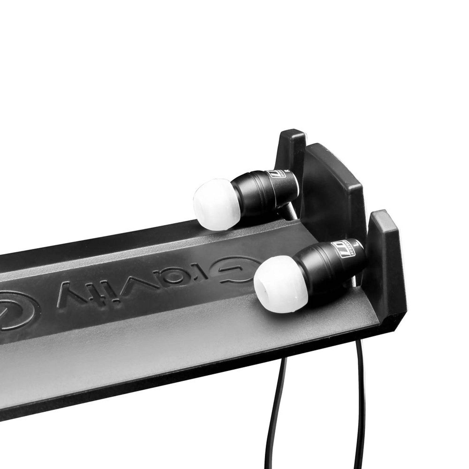 Gravity GHPHWMB01B Wall Mount Headphones Hanger - Hollywood DJ