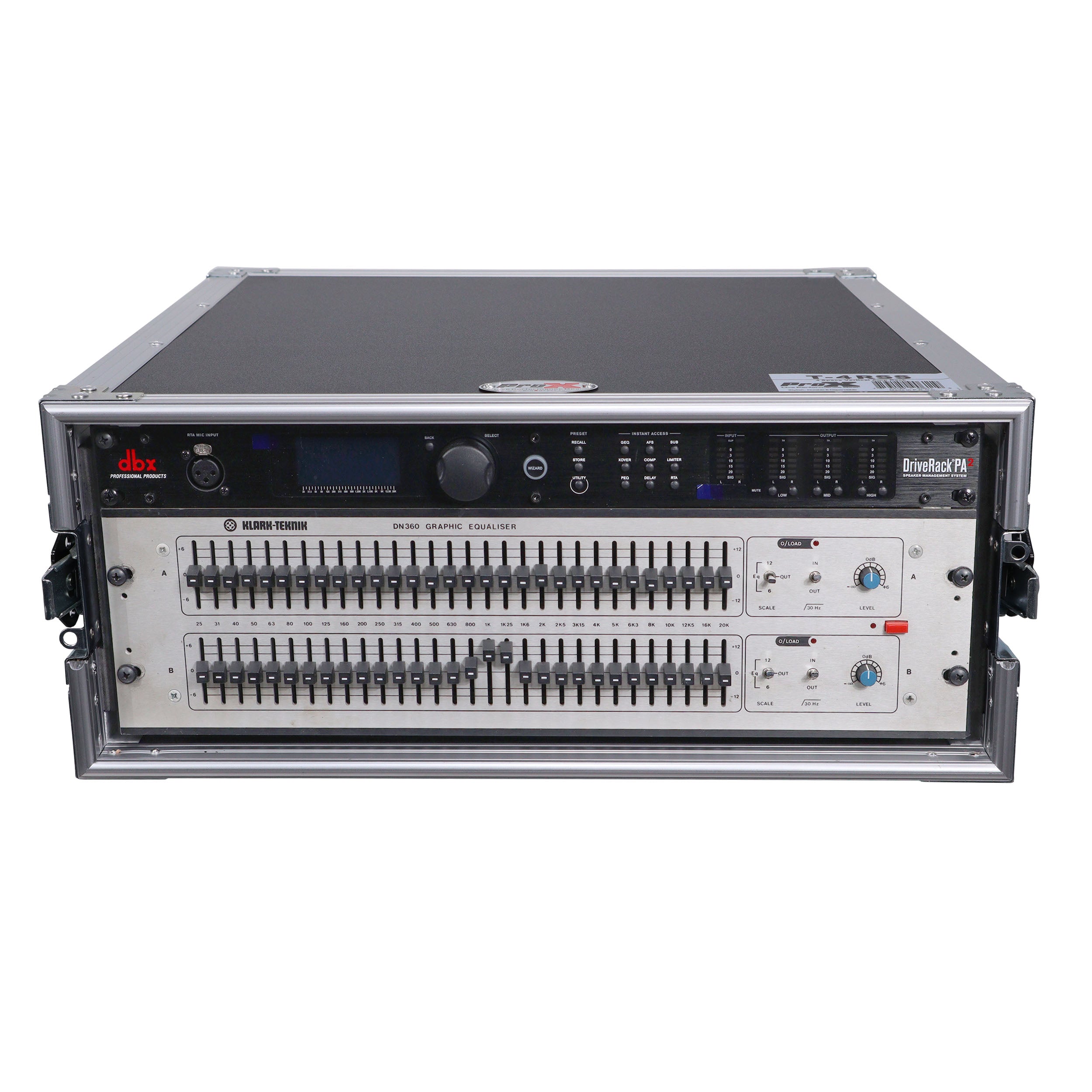 ProX T-4RSS 4U Space Amp Rack Mount ATA Style Flight Case - 19 Inch Depth by ProX Cases