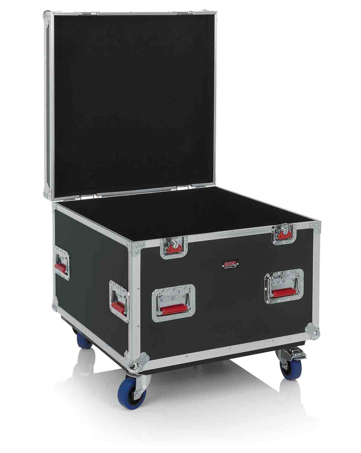 Gator Cases G-TOURTRK3030HS Truck Pack Trunk with Casters - 30″ X 30″ X 27″ - Hollywood DJ