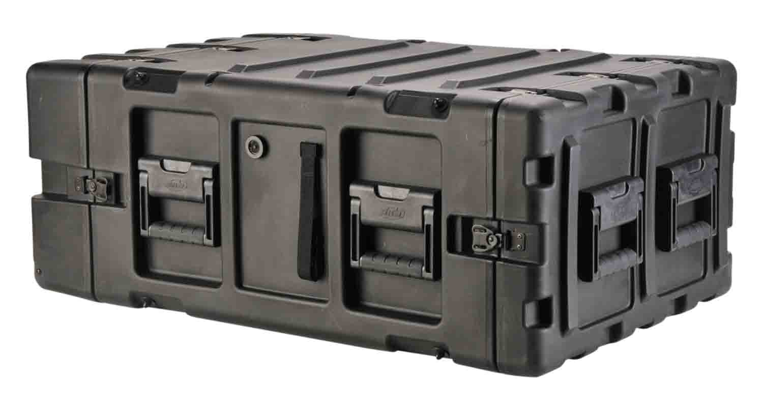 SKB Cases 3RR-5U24-25B, 5U Removable Shock Rack and Transport Case - 24 Inch - Hollywood DJ