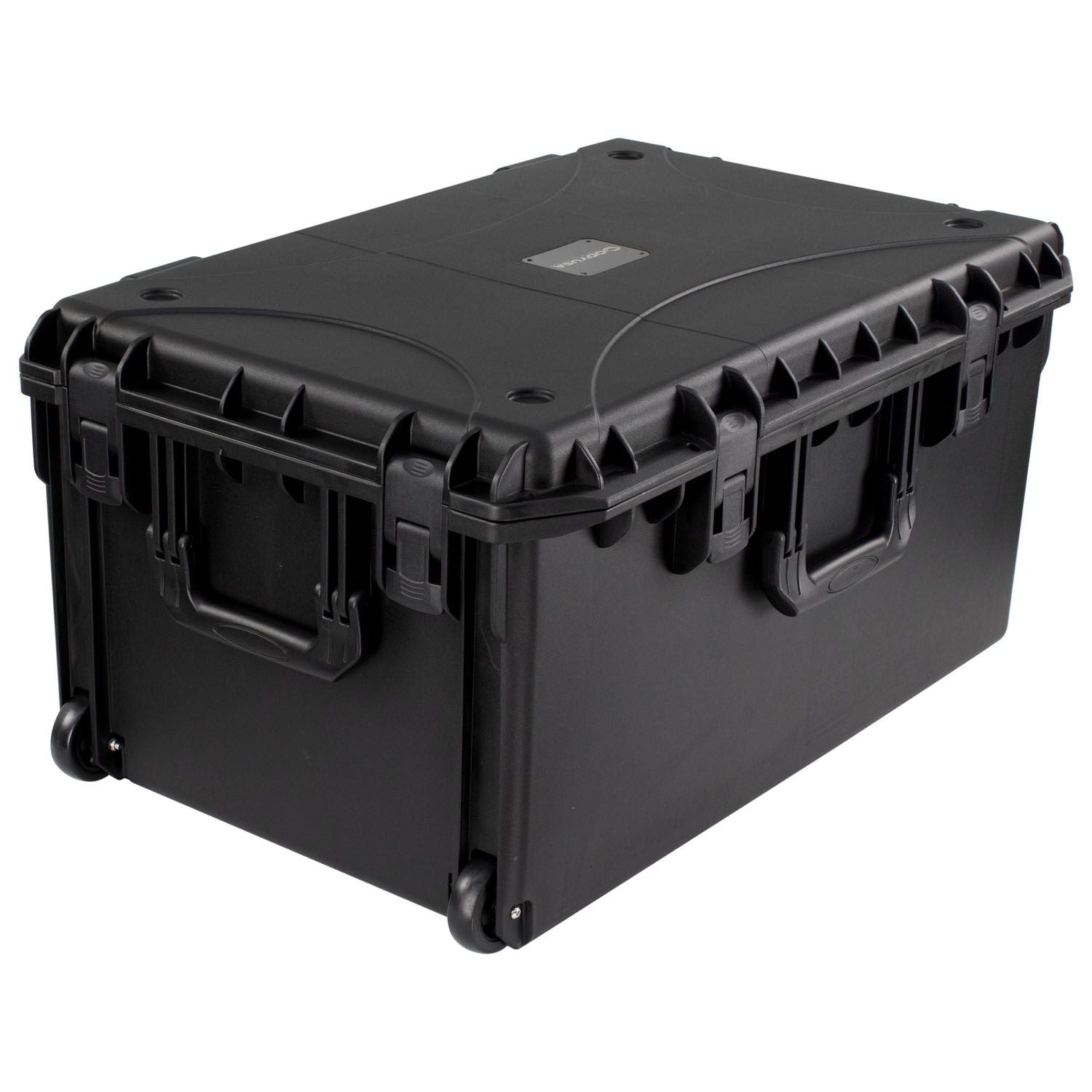 Odyssey VU291813HWNF Empty Bottom Interior Injection-Molded Trolley Utility Case - 29.25″ x 18.5″ x 12.5″ - Hollywood DJ