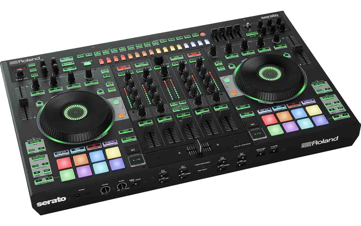 Roland DJ-808, 4 Channel DJ Controller for Serato DJ - Hollywood DJ