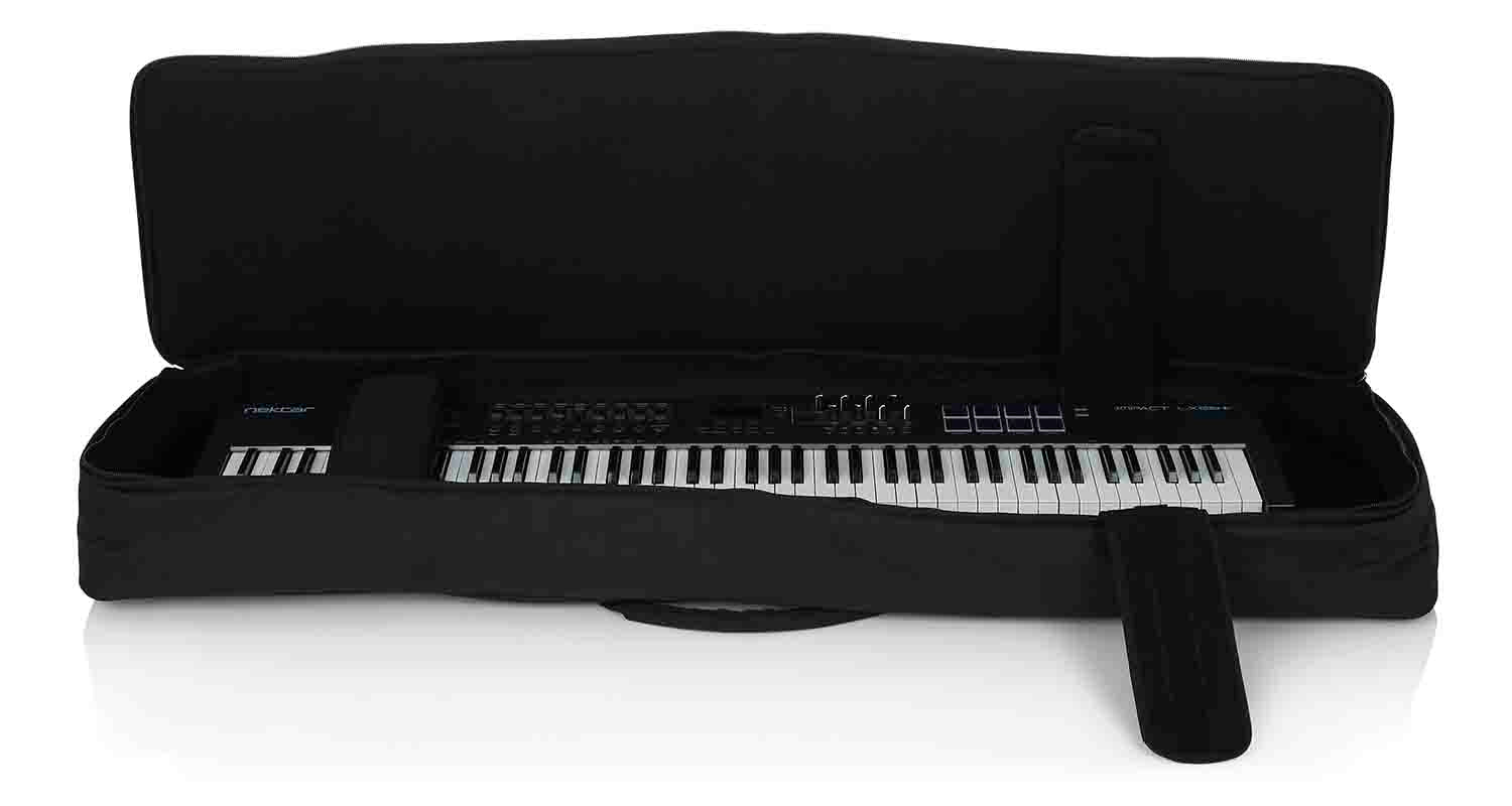 Gator Cases GKB-88 SLXL DJ Gig Bag for Slim, Extra long 88 Note Keyboards - Hollywood DJ