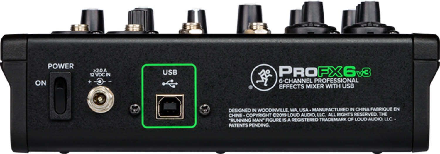Mackie ProFX6v3, Professional Effects Mixer with USB - Hollywood DJ