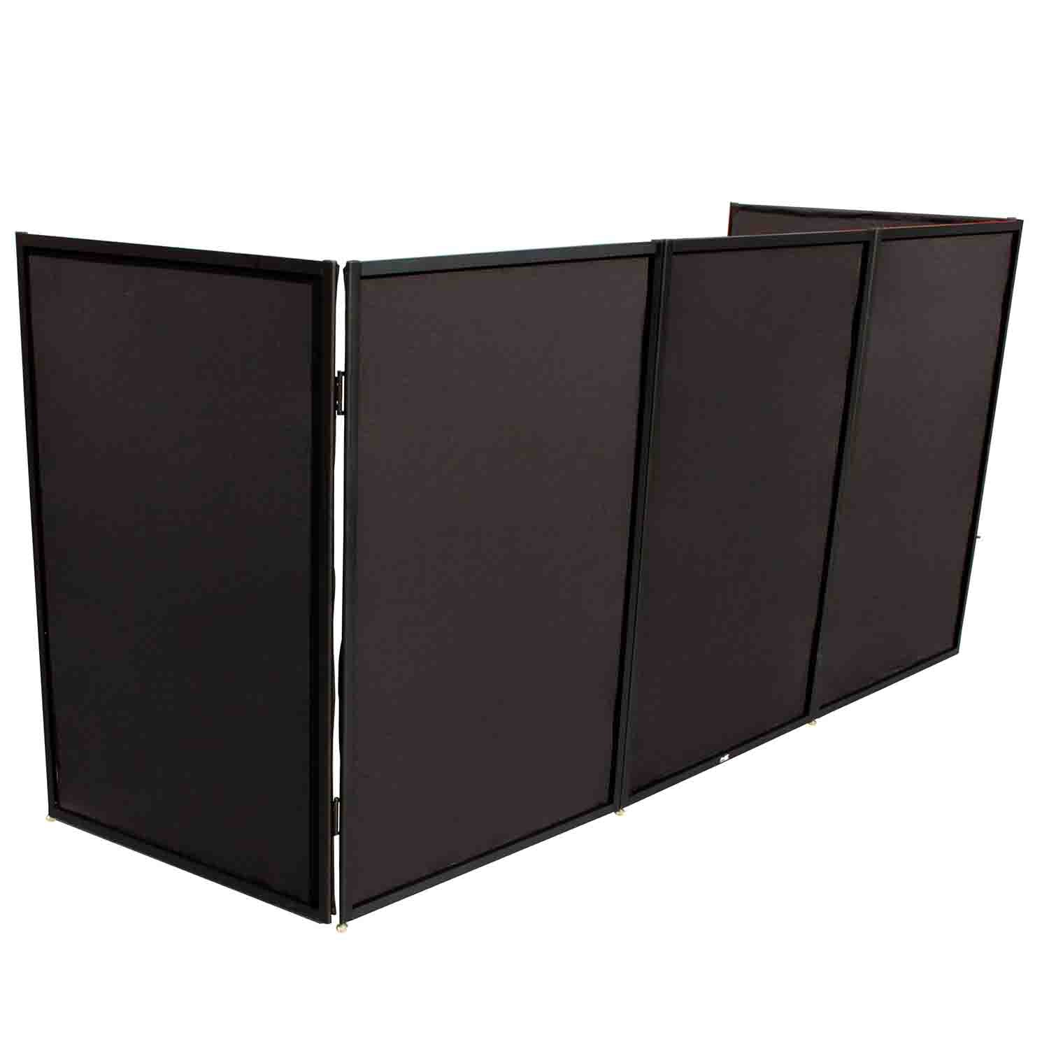 ProX XF-5X3048B Five Panel Frame DJ Facade with Stainless Quick Release 180 Degree Hinges - Hollywood DJ