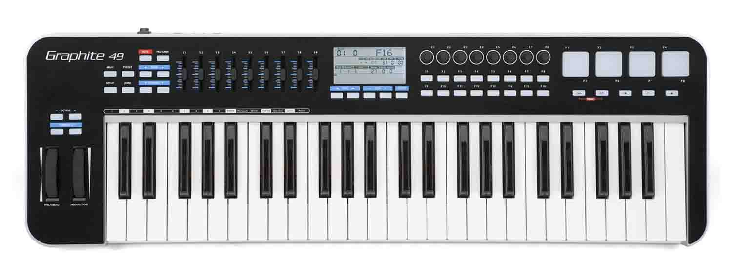 Samson Graphite 49 USB and MIDI Keyboard Controller - Hollywood DJ