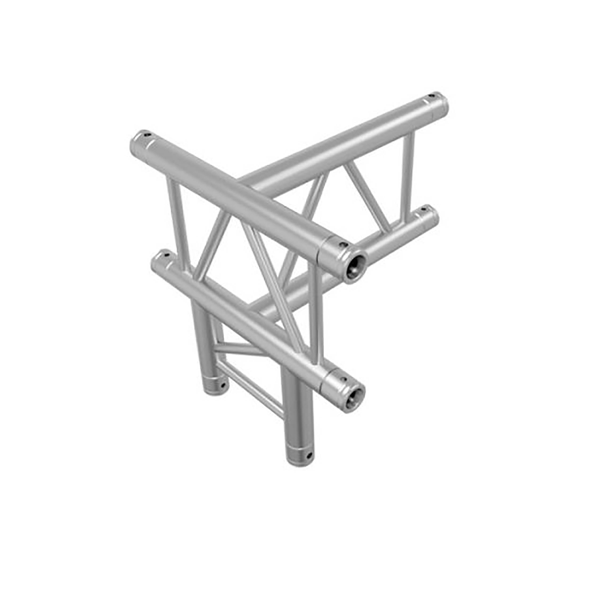 Global Truss IB-4069-V, Vertical Four Way T-Junction for F32 I-Beam Truss System - 1.64 ft - Hollywood DJ