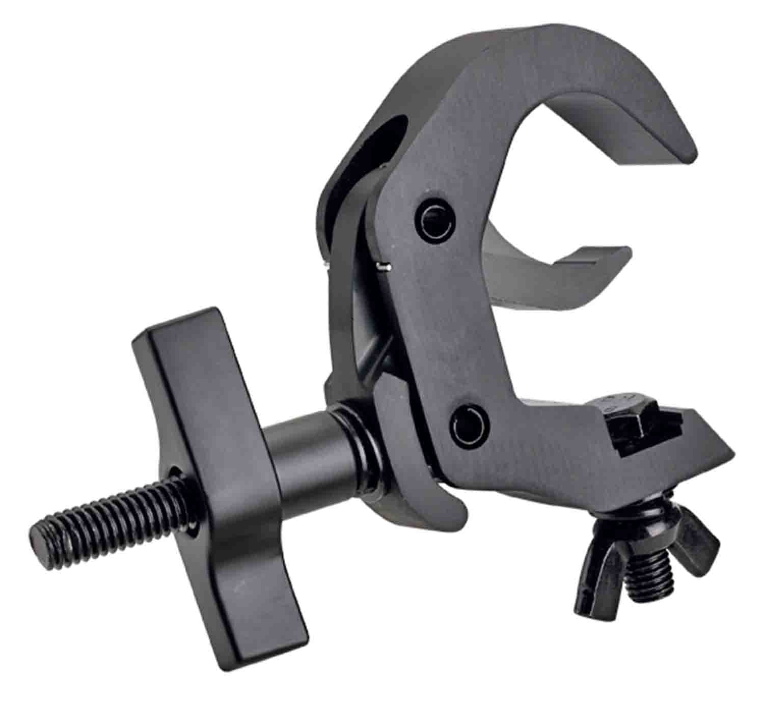 ProX T-C12H-BLK 2" Easy Self Lock Clamp with Big Knob - Black Finish - Hollywood DJ