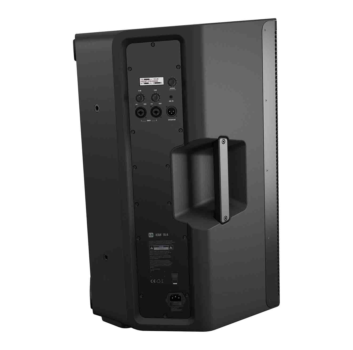 LD System ICOA15A, 15-Inch Active Coaxial PA Speaker - Hollywood DJ