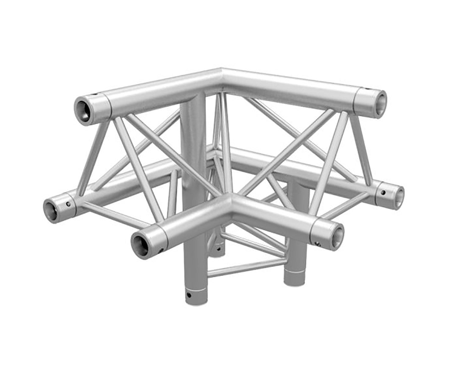 Global Truss TR-4093-UR, Three Way 90 Degree Apex Up - Right Corner for F33 Triangular Truss System - 1.64 FT - Hollywood DJ
