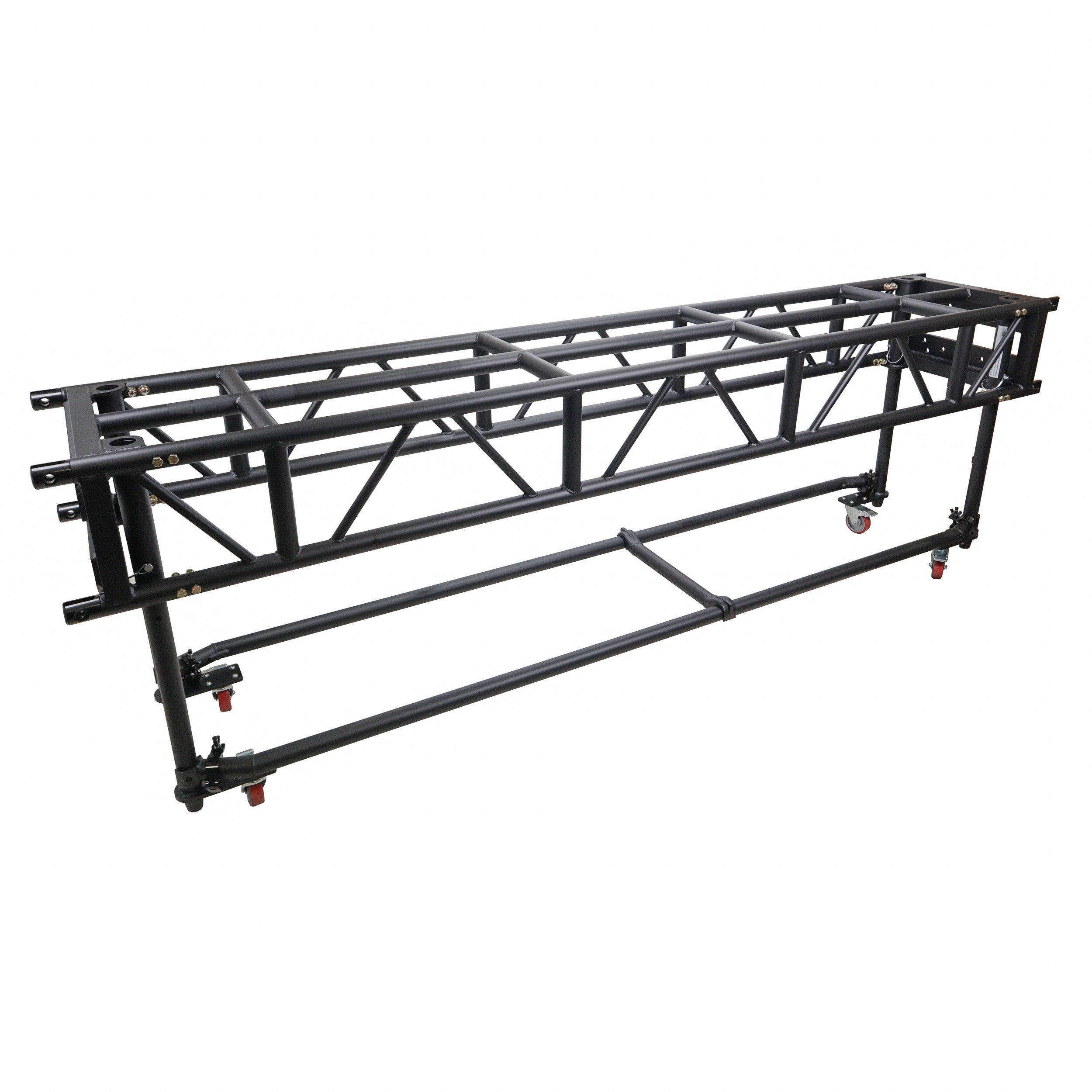ProX XT-PRERIG10FTBLK, 10' FT Pre-Rig Truss Segment with Removable Rolling Base System - Black ProX Cases