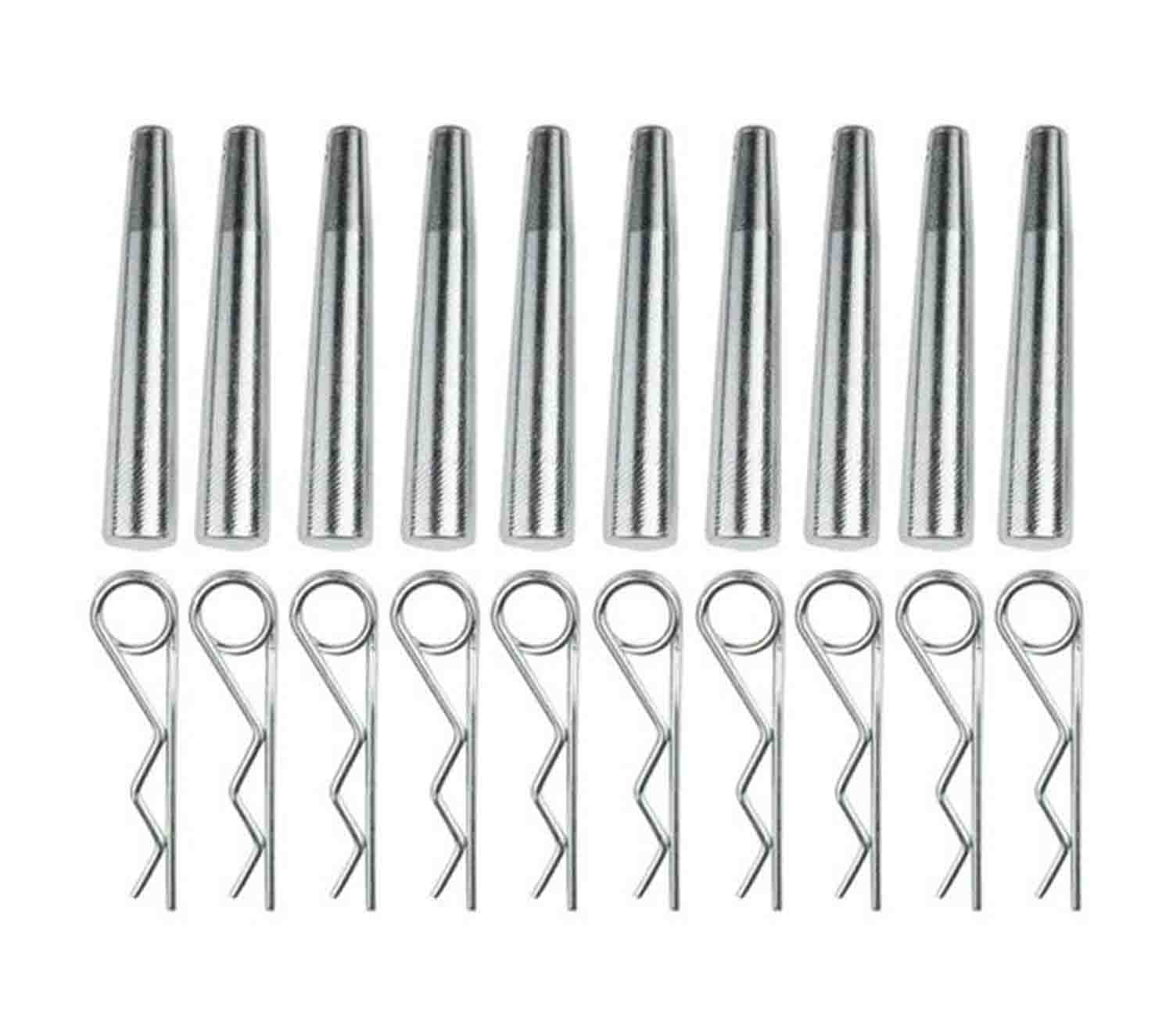 Galaxy Stage GS34-PC, Pins and Safety Clips for GS34 truss - 10 Packs Galaxy Stage