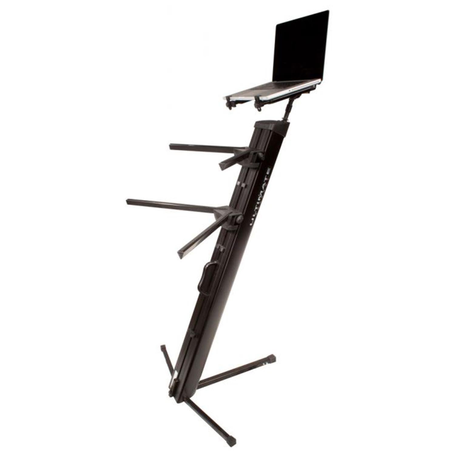 Ultimate Support HYM100QR, HyperMount Laptop DJ Stand - Hollywood DJ