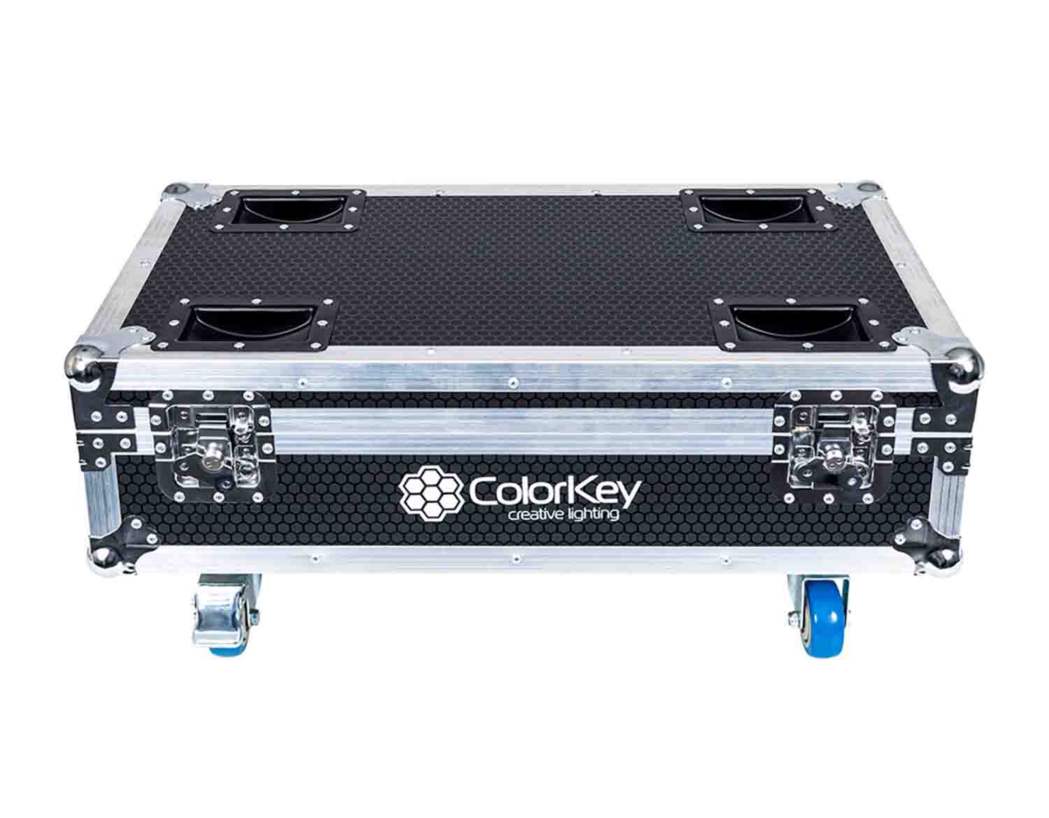 B-Stock: Colorkey CKU-9028 Charging Road Case for Mobilepar Mini Hex 4 Uplights - Hollywood DJ