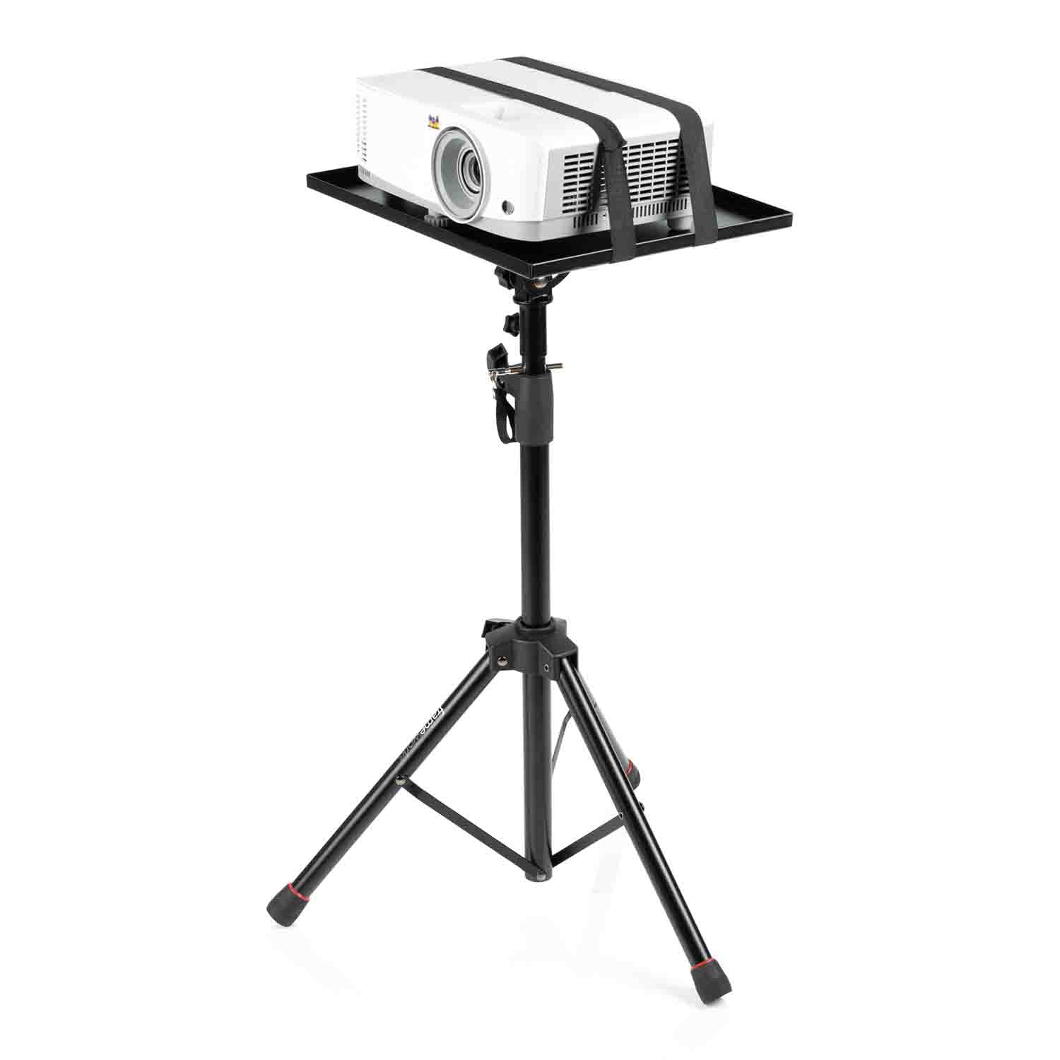 Gator Frameworks GFWLAPTOP1500 Laptop Stand - Projector Tripod Stand with Height and Tilt Adjustment - Hollywood DJ