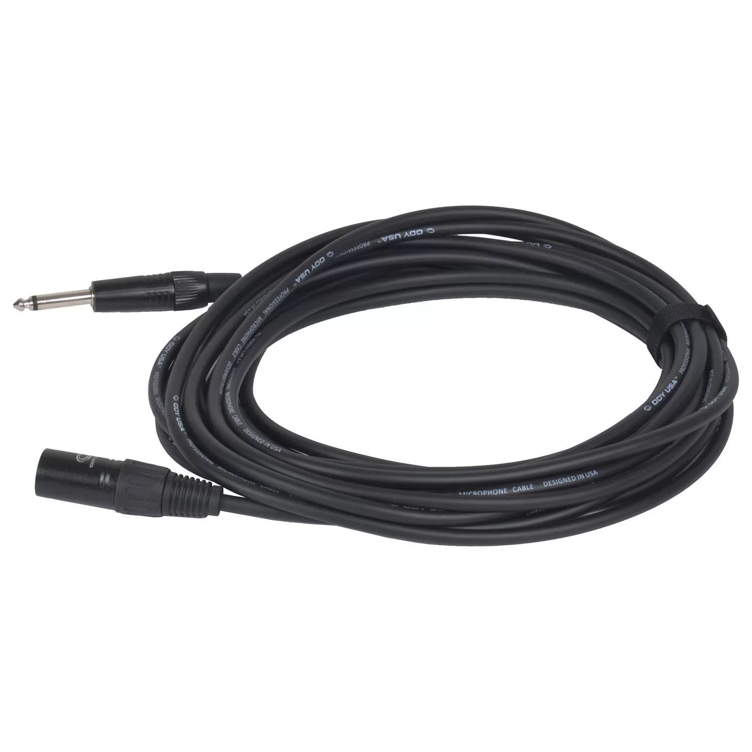 Odyssey OSP125PXM XLR Male to Mono 1/4″ Male Pro Unbalanced Microphone Cable - 25 Feet Odyssey