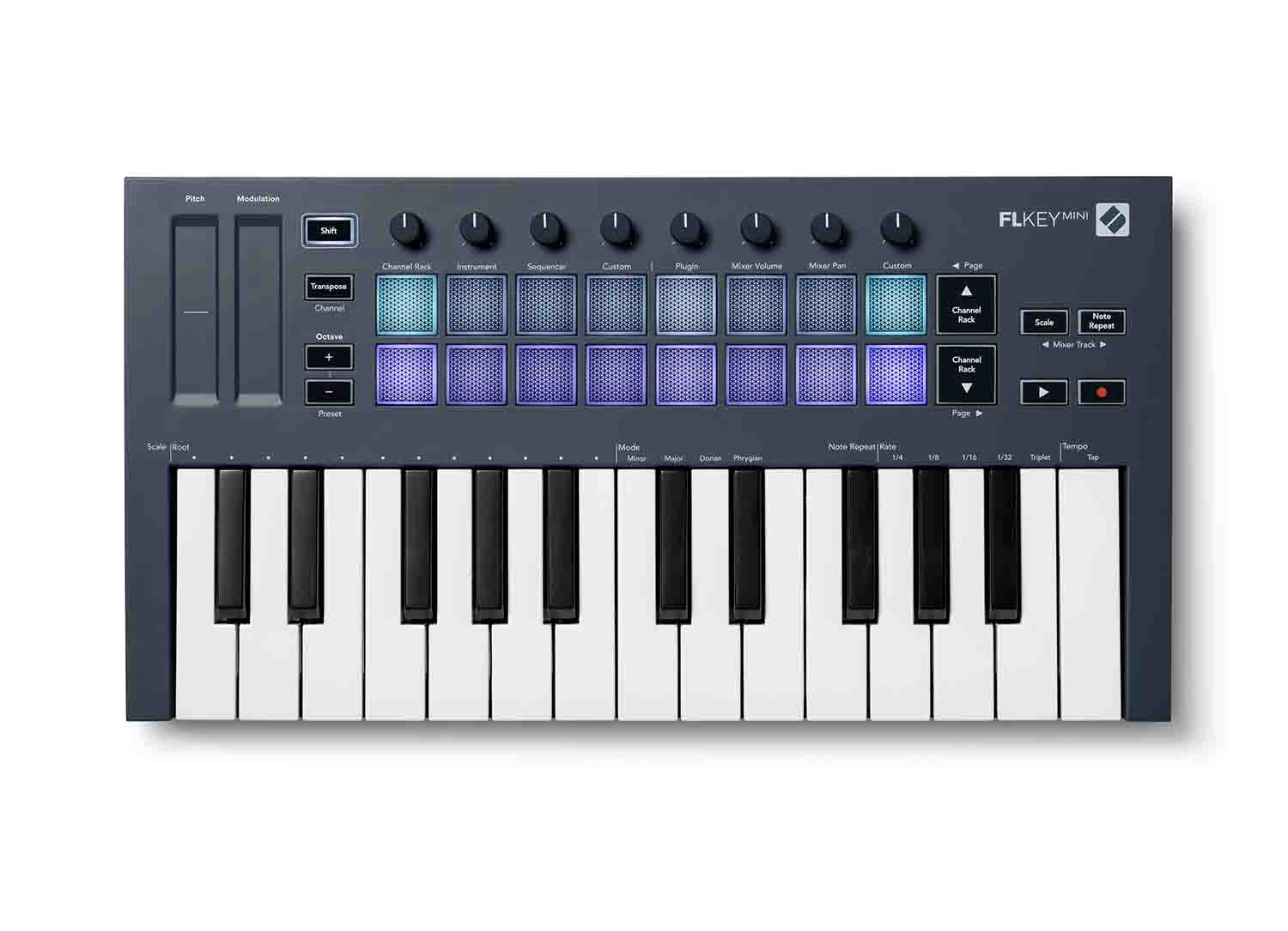 Novation FLkey Mini, Compact MIDI Keyboard Controller for FL Studio - Hollywood DJ
