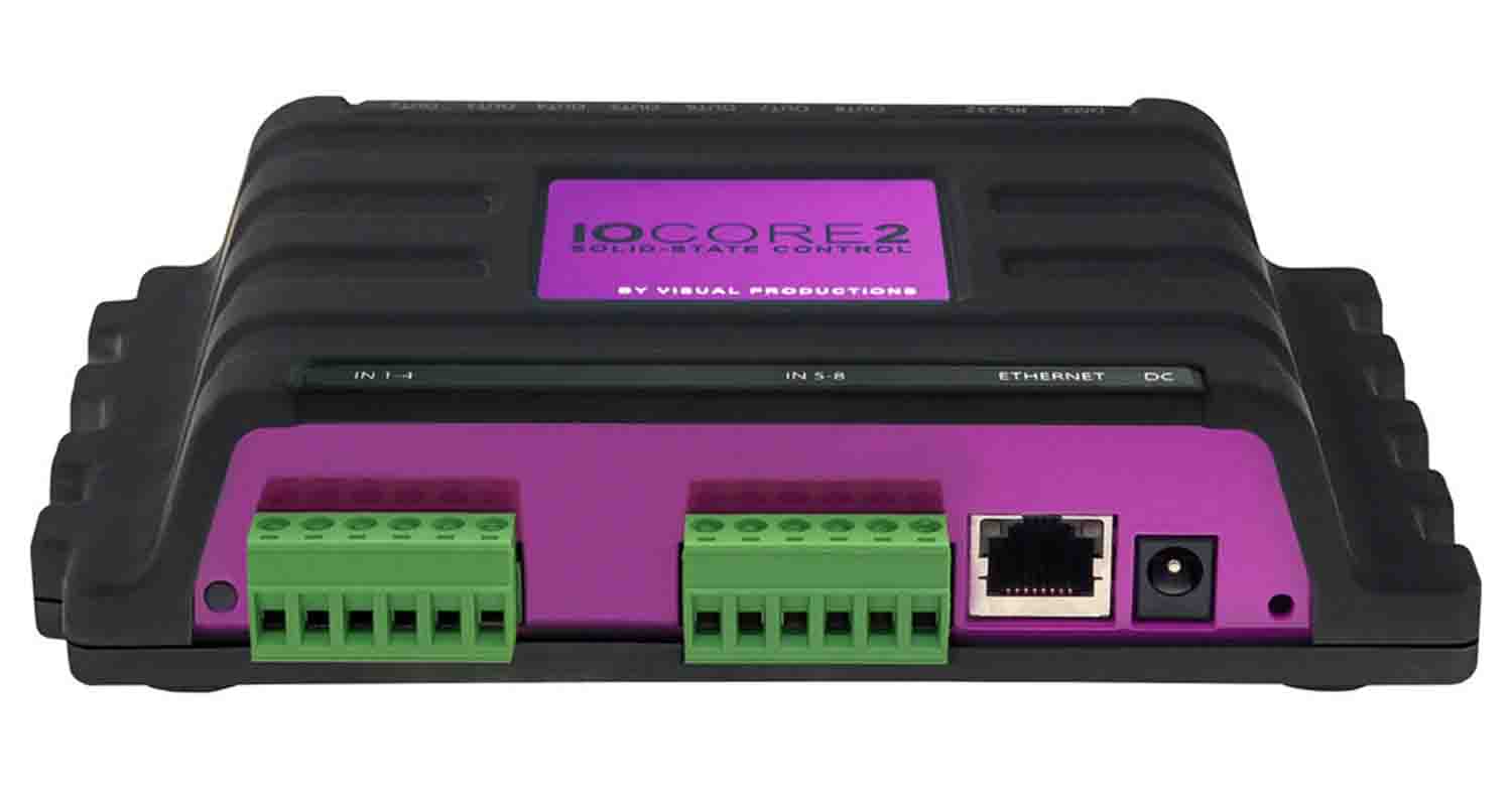 Visual Productions IoCore2 GPI+GPO Interface with RS-232 & DMX - Hollywood DJ