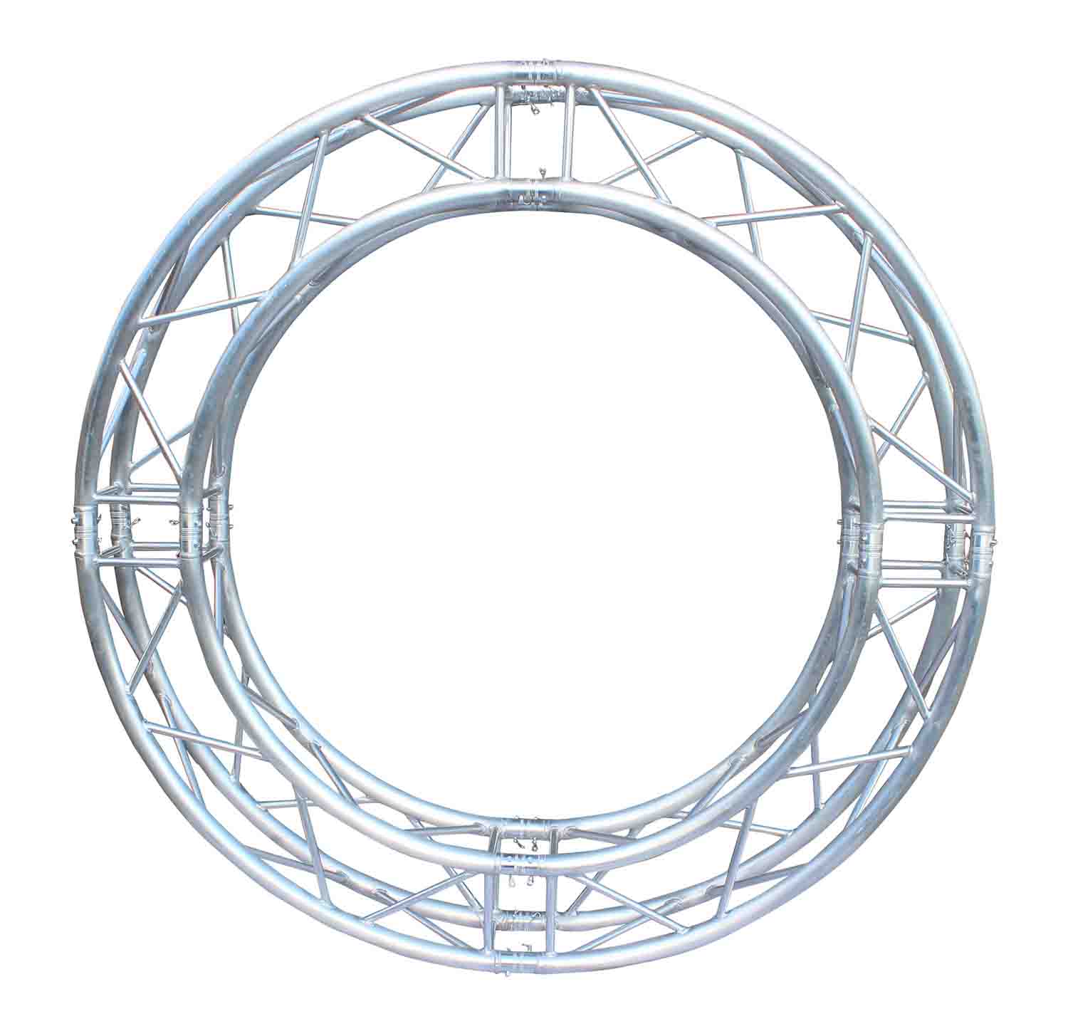 ProX XT-CSQ656-4X90, Circular Square Frame Truss 4 Segments - 6.56 Feet - Hollywood DJ