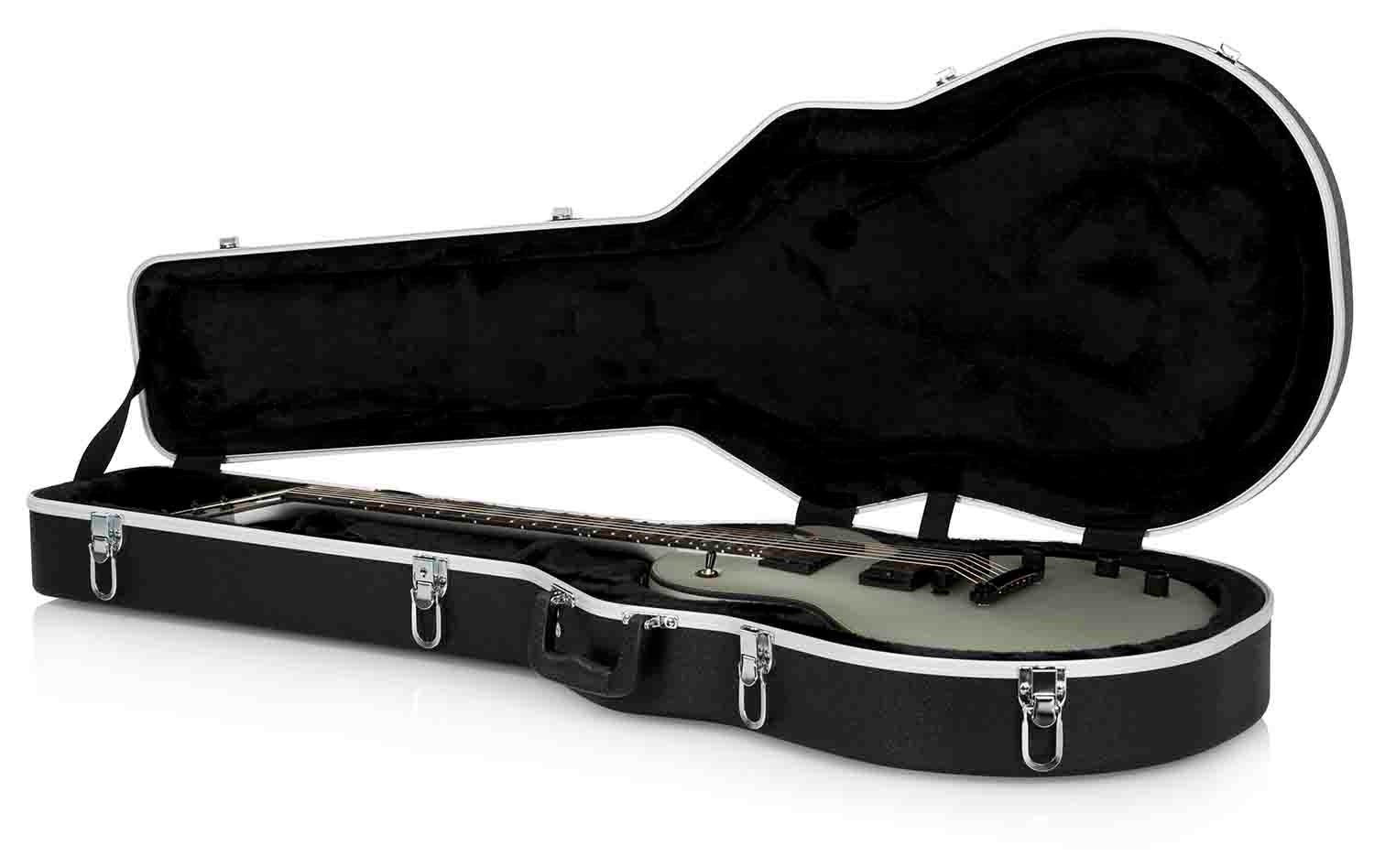 Gator Cases GC-LPS Deluxe Molded Guitar Case for Single-Cutaway Electrics Guitar - Hollywood DJ