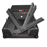 ProX XS-M12LTBL DJ Flight Case For Large Format 12" Universal DJ Mixer With Laptop Shelf - Hollywood DJ