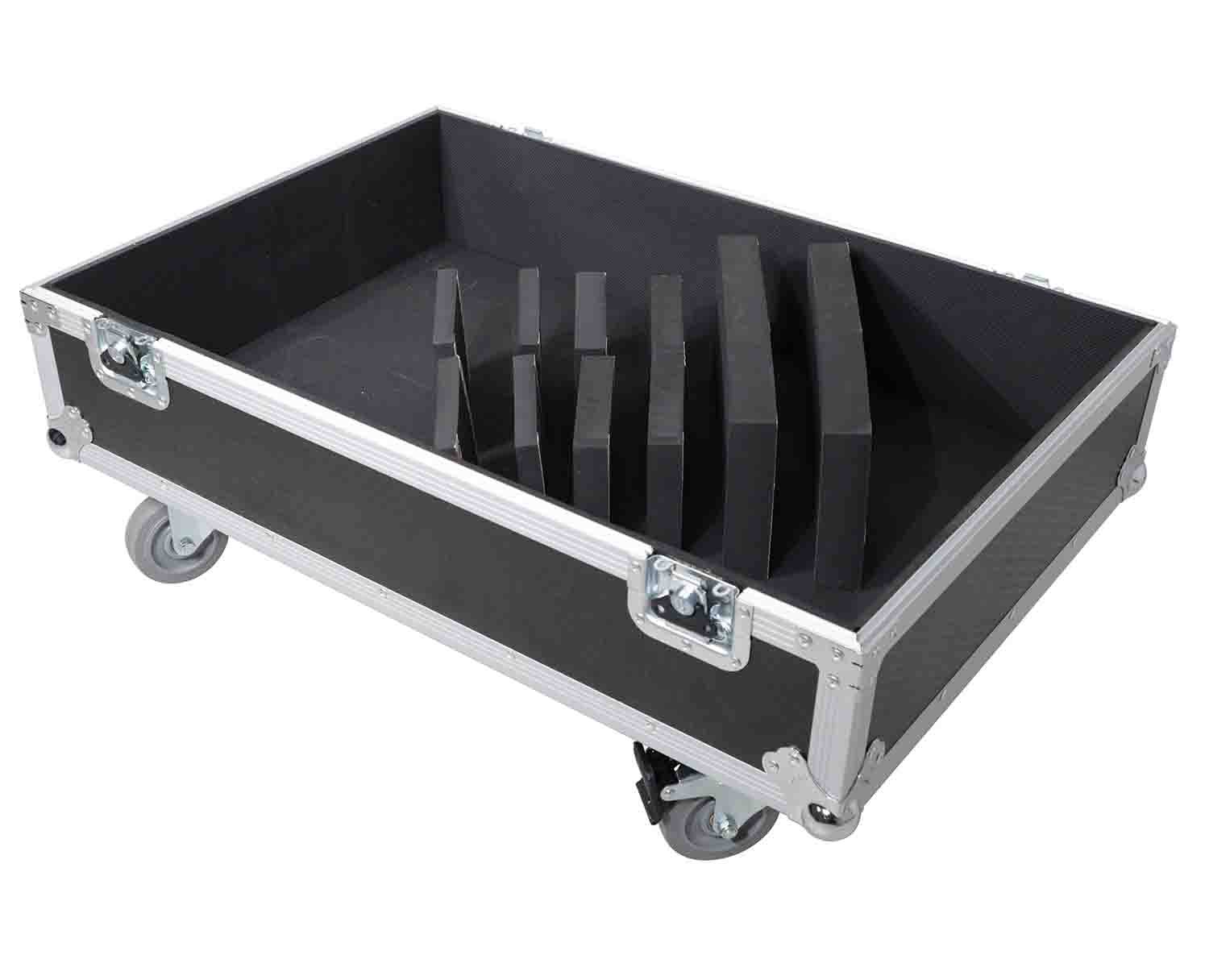 ProX XS-322127SPW Universal Flight Case for Line Array Speaker with Caster Wheels - Holds QSC KS118 - Hollywood DJ