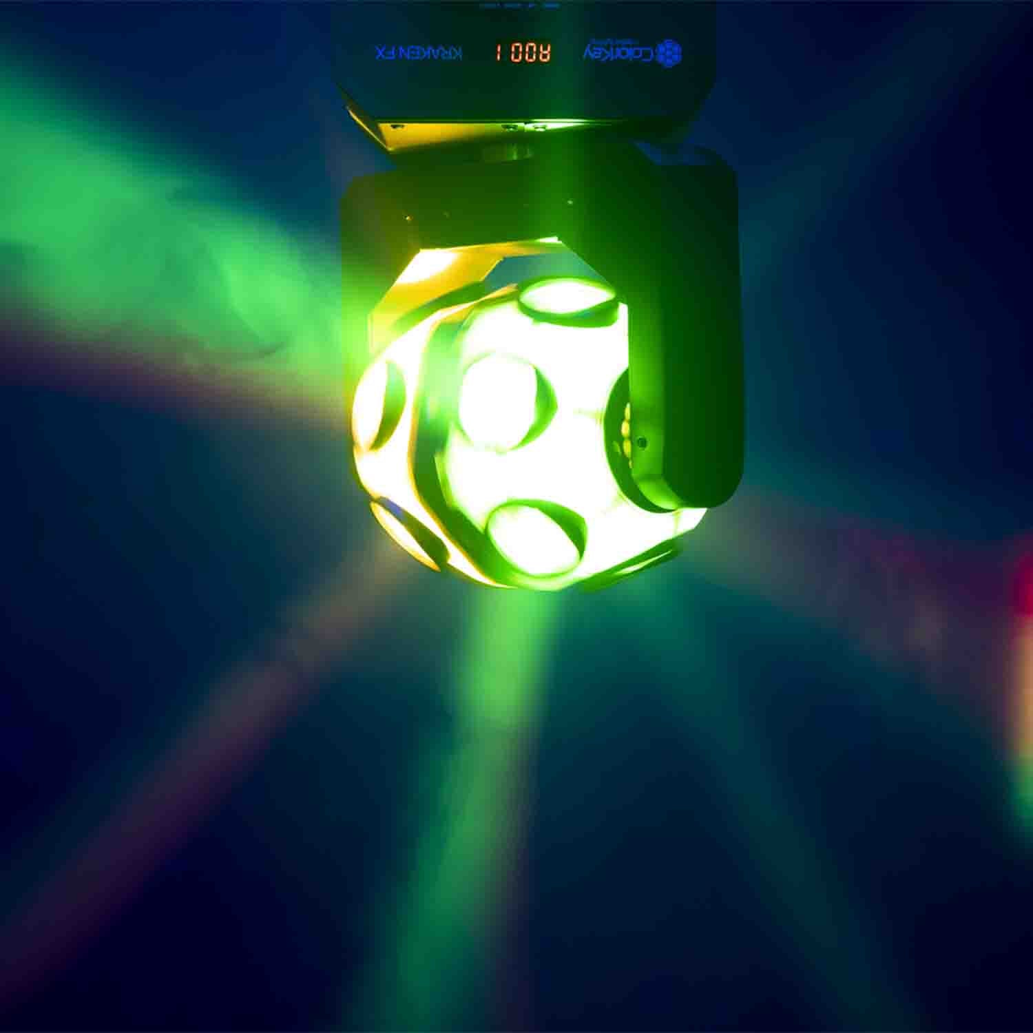 Colorkey CKU-1070 Kraken FX Energizing QUAD Color LED Effect Light with Built in Blinder - Hollywood DJ