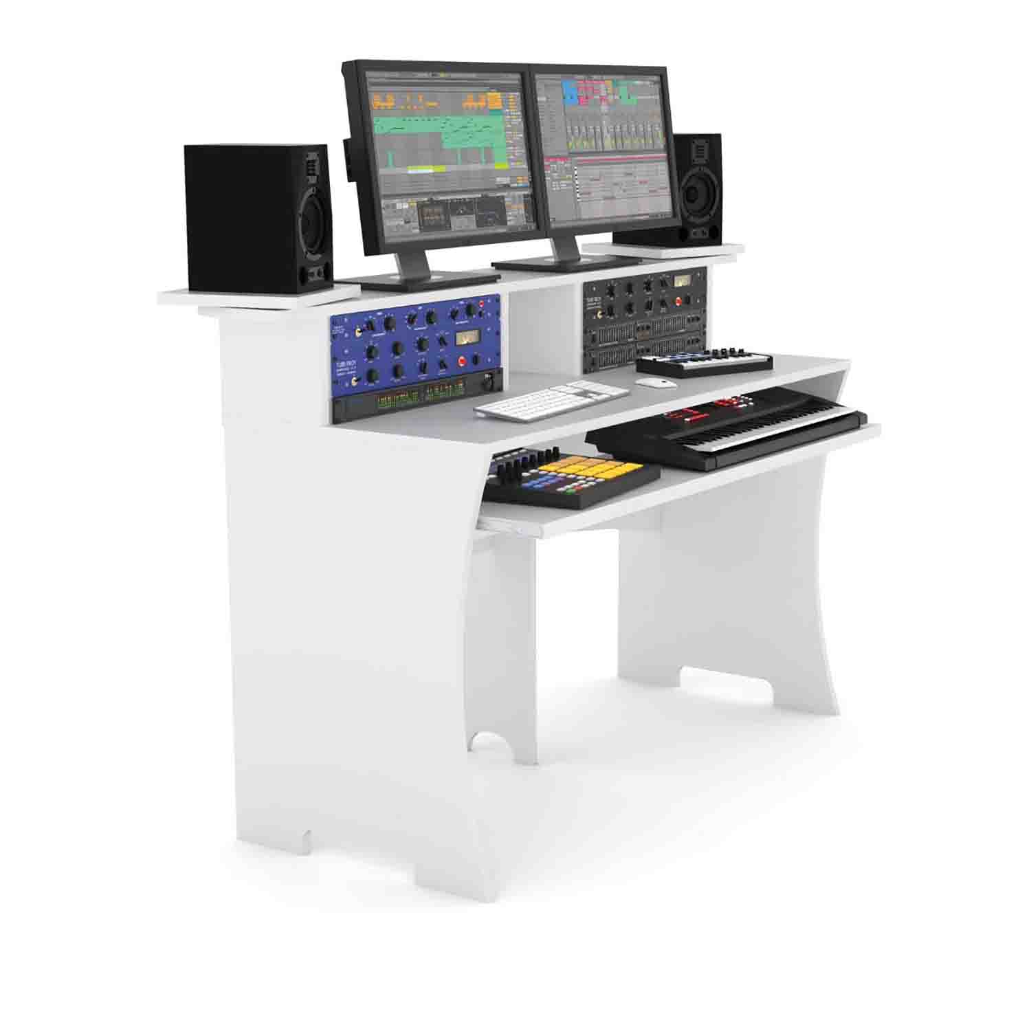 Glorious Workbench for Home and Project Studios - White - Hollywood DJ