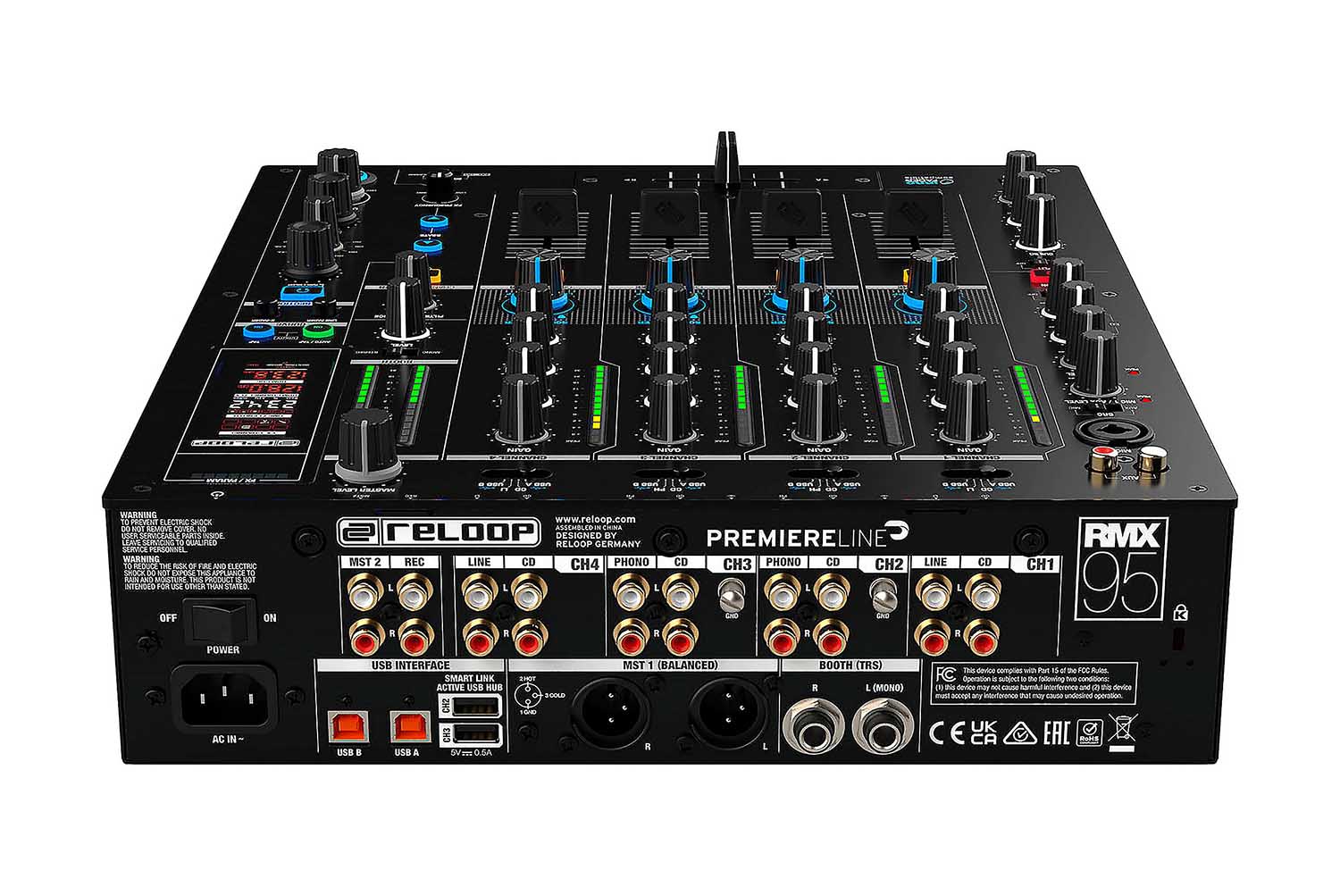 Reloop RMX-95 Digital Club Mixer with 24-Bit Dual Interface - Hollywood DJ