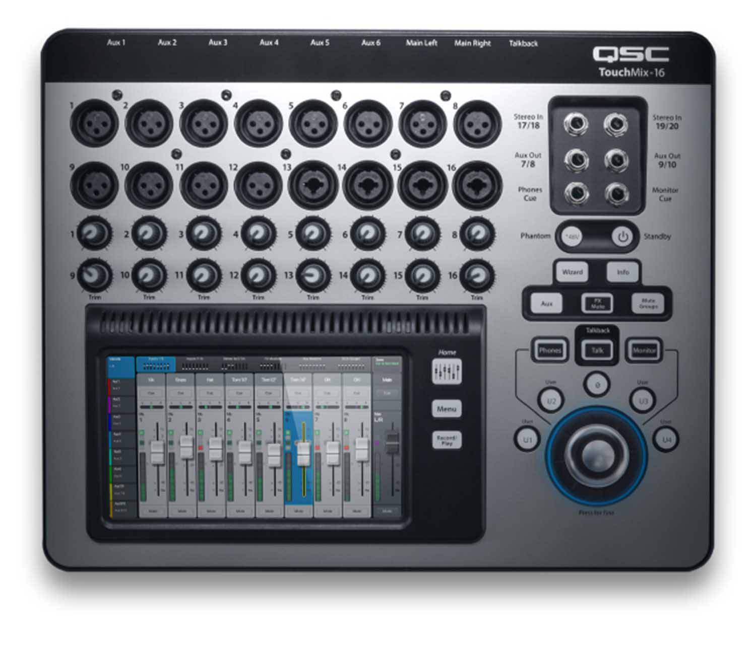 QSC TOUCHMIX16 22-Channel Touchscreen Compact Digital Mixer - Hollywood DJ