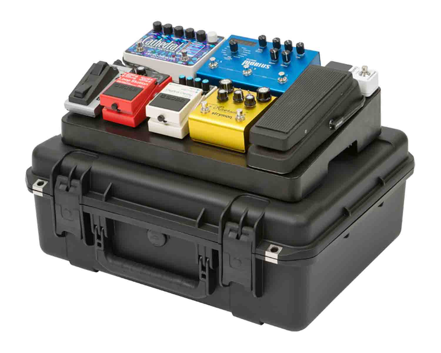 SKB Cases 3i-2015-7-PB Injection-Molded Pedalboard with Included Case - Hollywood DJ