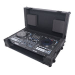 ProX XS-RANEFOURWBL, ATA Flight Style Road Case for RANE Four DJ Controller with 1U Rack Space and Wheels - Black Finish ProX Cases