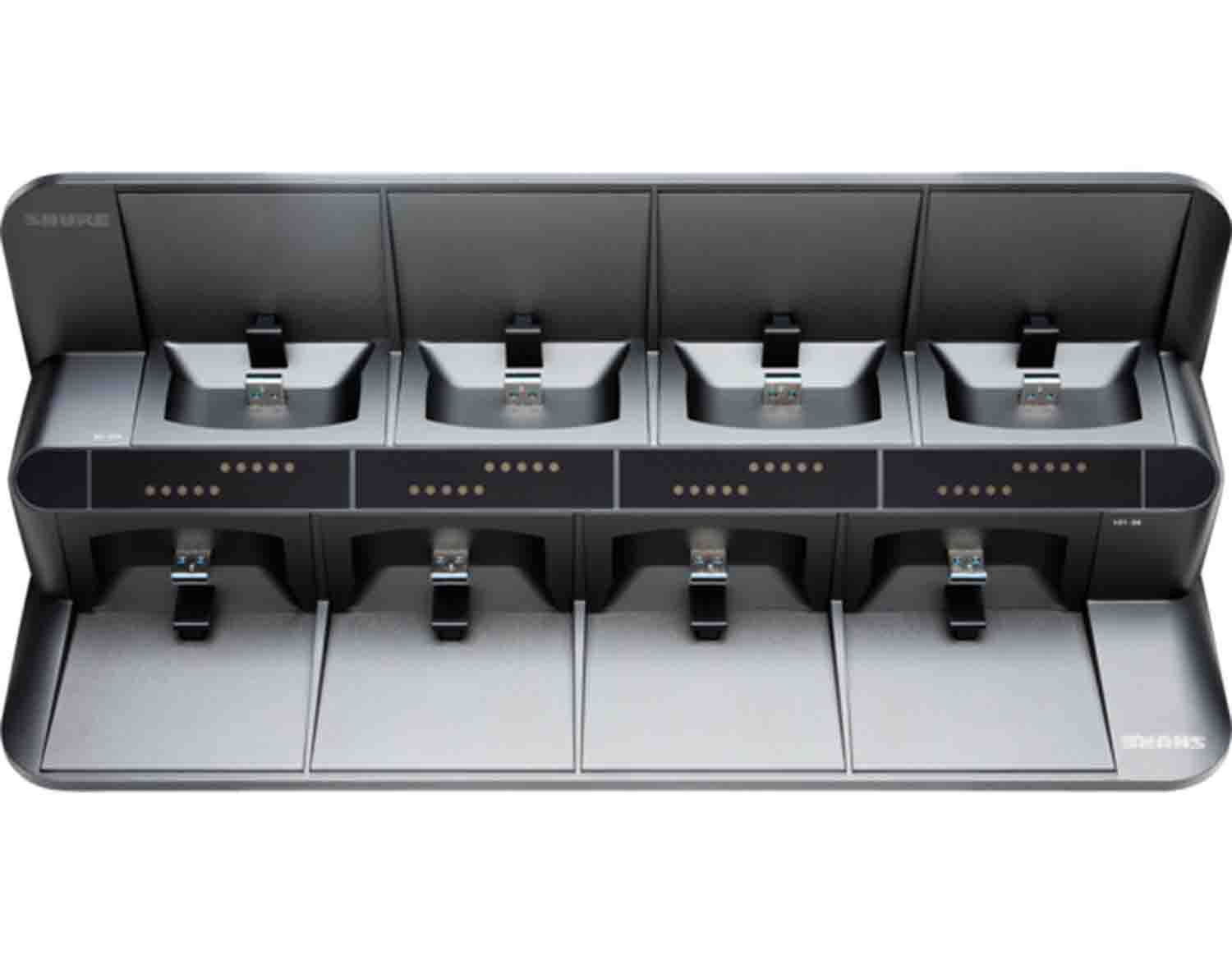 Shure SBC850-US 8-Bay Networked Docking Station with Power Supply - Hollywood DJ