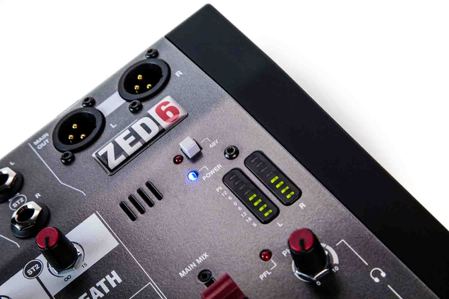 Allen & Heath ZED-6 Compact 6 Input Analogue Mixer - Hollywood DJ