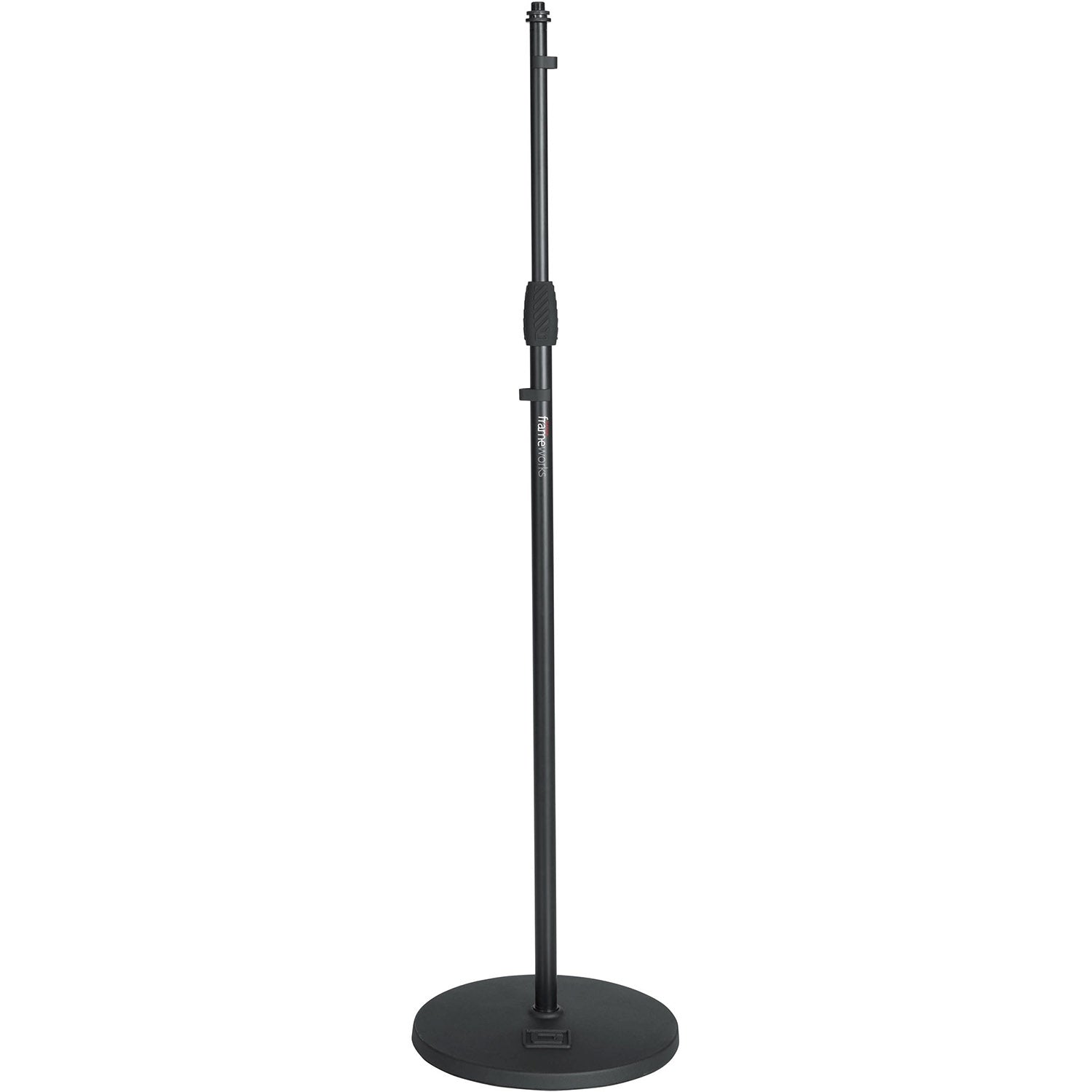Gator Frameworks GFW-MIC-1200 Standard 12" Round Base Mic Stand - Hollywood DJ