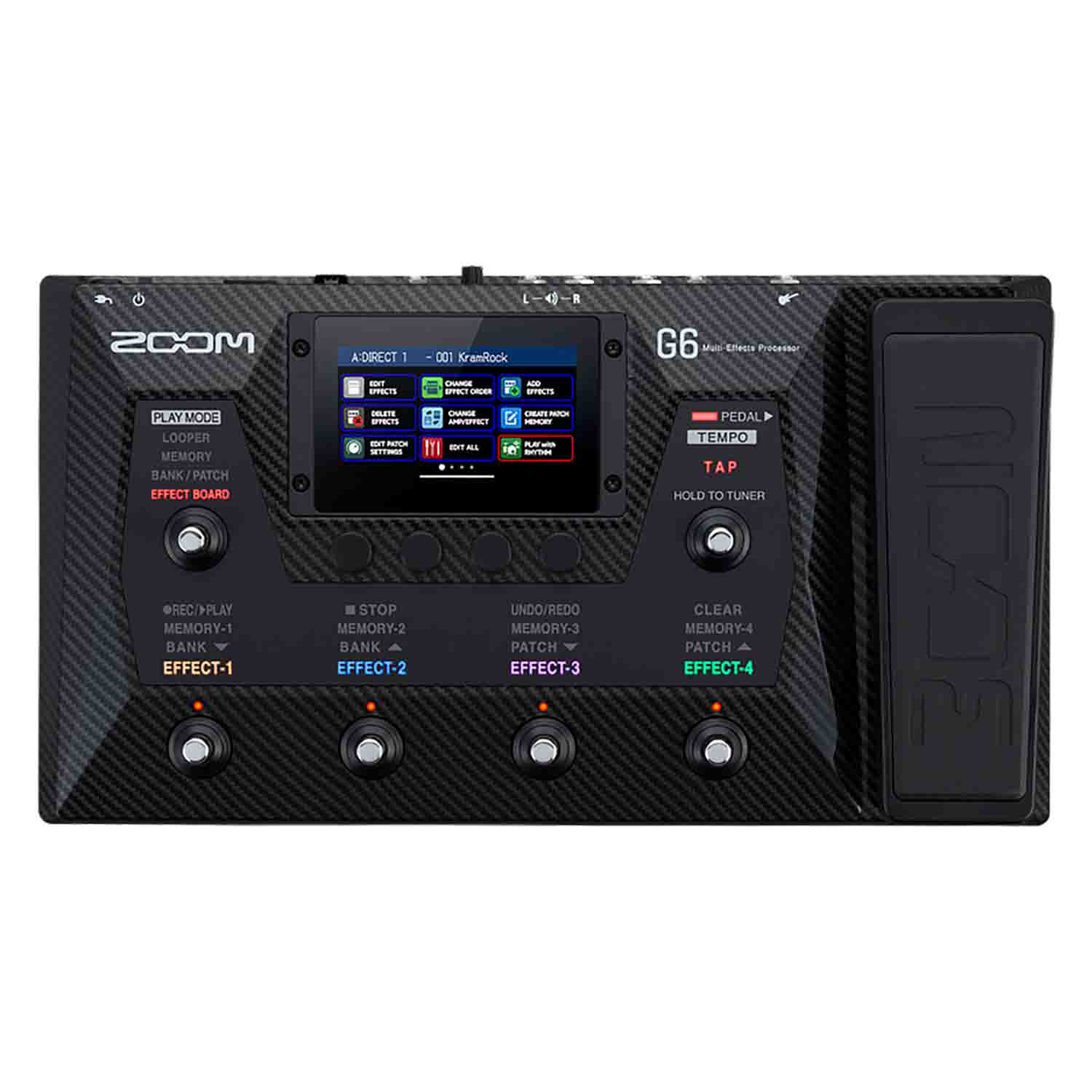 Zoom G6 Multi-Effects Processor for Guitar - Hollywood DJ
