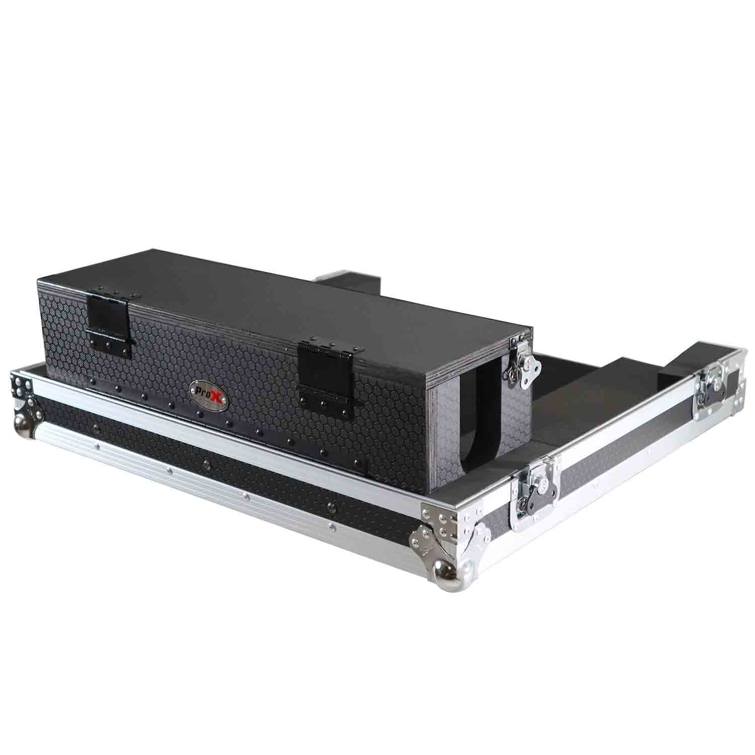 ProX XS-BX32CDHW DJ Flight Case for Behringer X32 Compact Mixer with Doghouse and Wheels ProX Cases